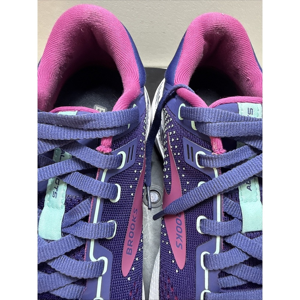 Brooks Adrenaline GTS 22 Women's Size 9.5 Purple Pink Mint Running Shoes 120353 - Picture 14 of 15